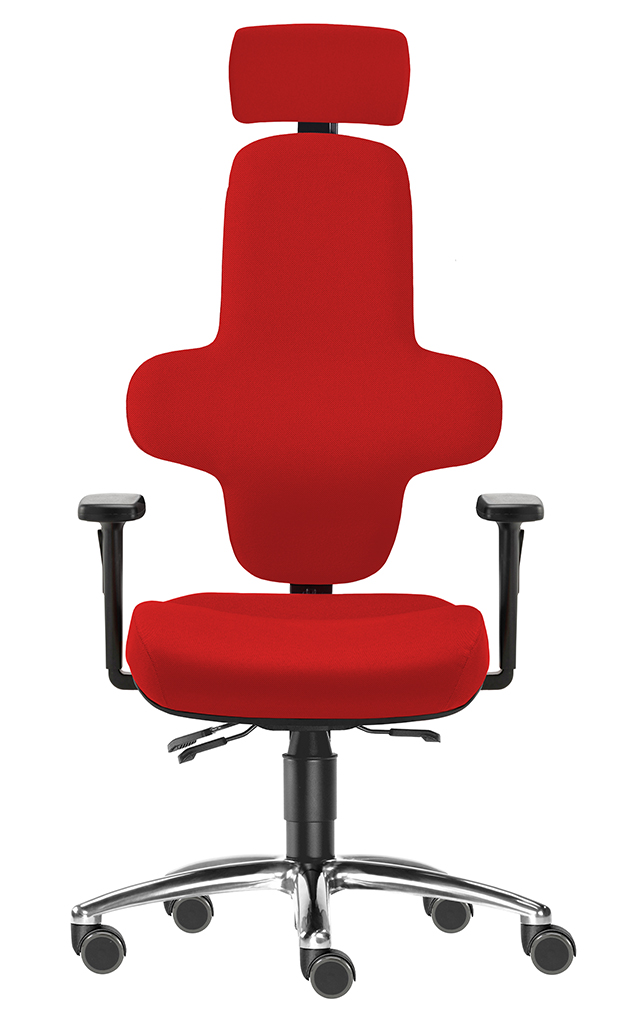 Bürostuhl zur Rückenunterstützung 